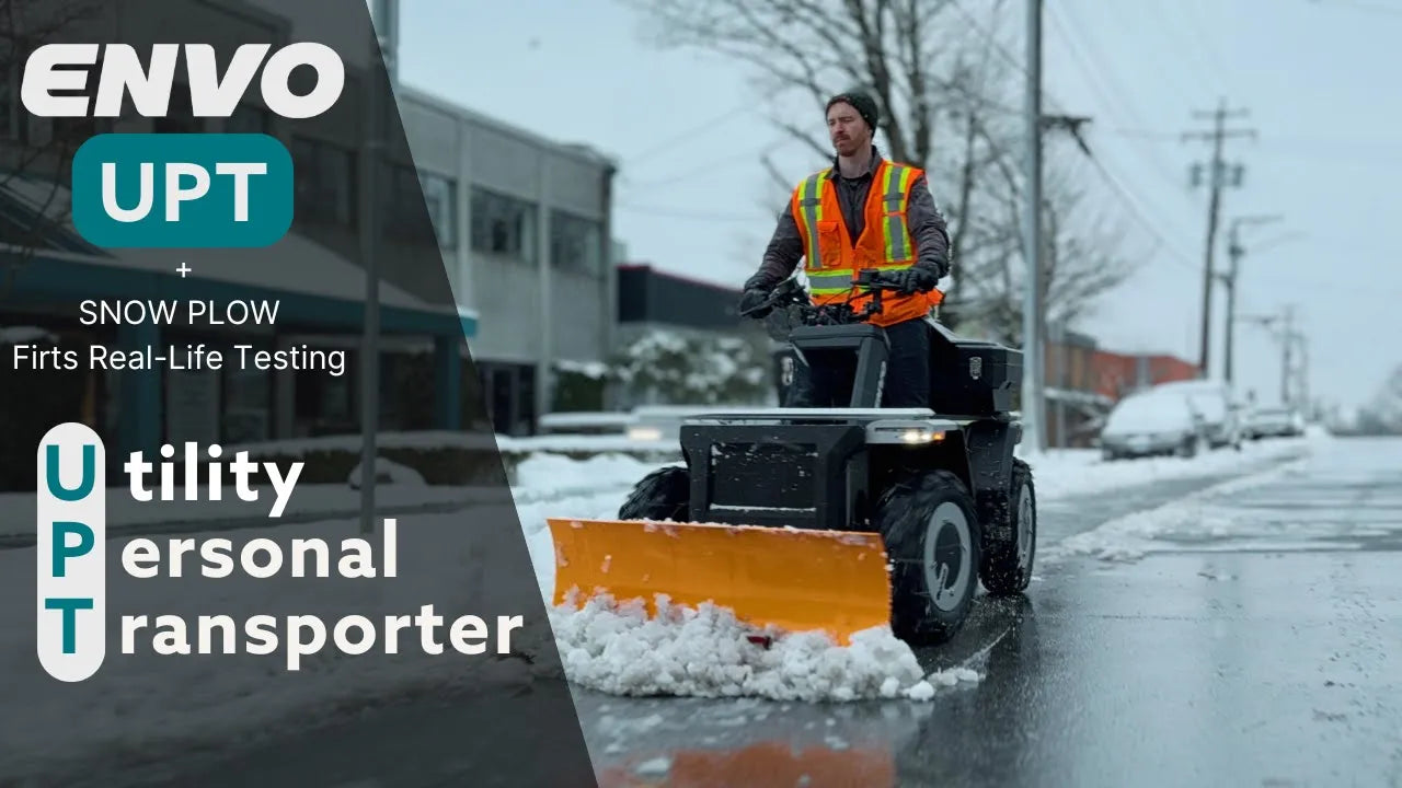 Envo UPT Electric Snow Plow Test
