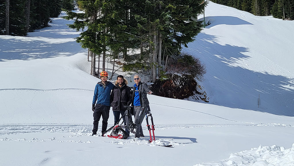 Testing the ENVO FLEX Snowbike