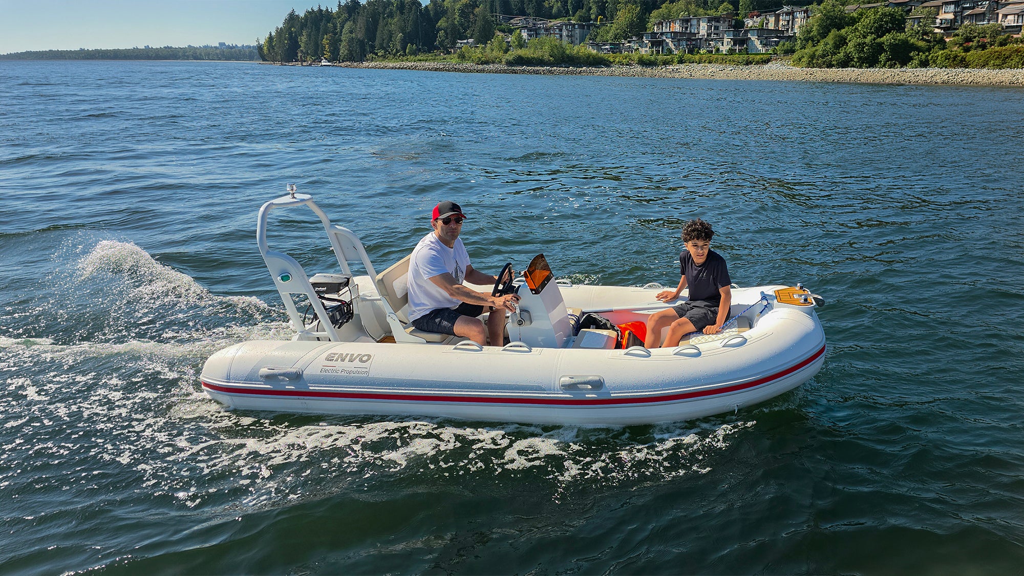The ENVO Electric RIB Boat 380