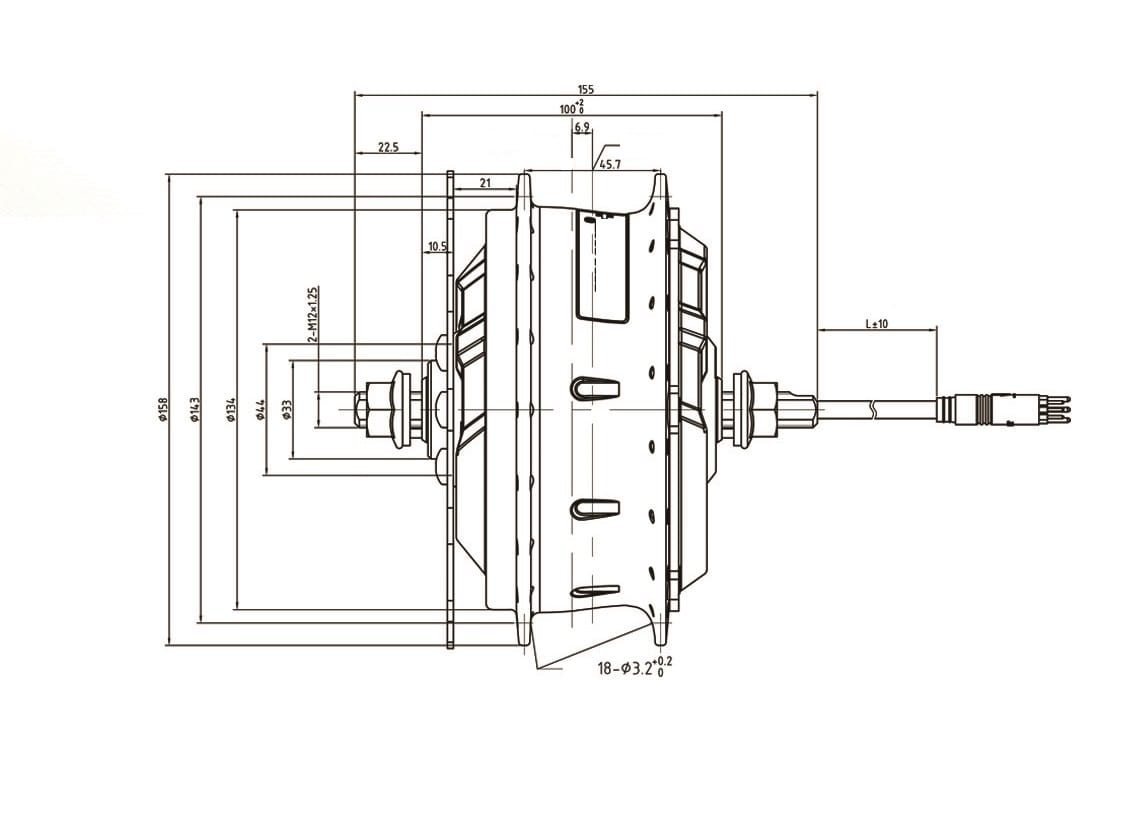 Front Hub Motor (500W)