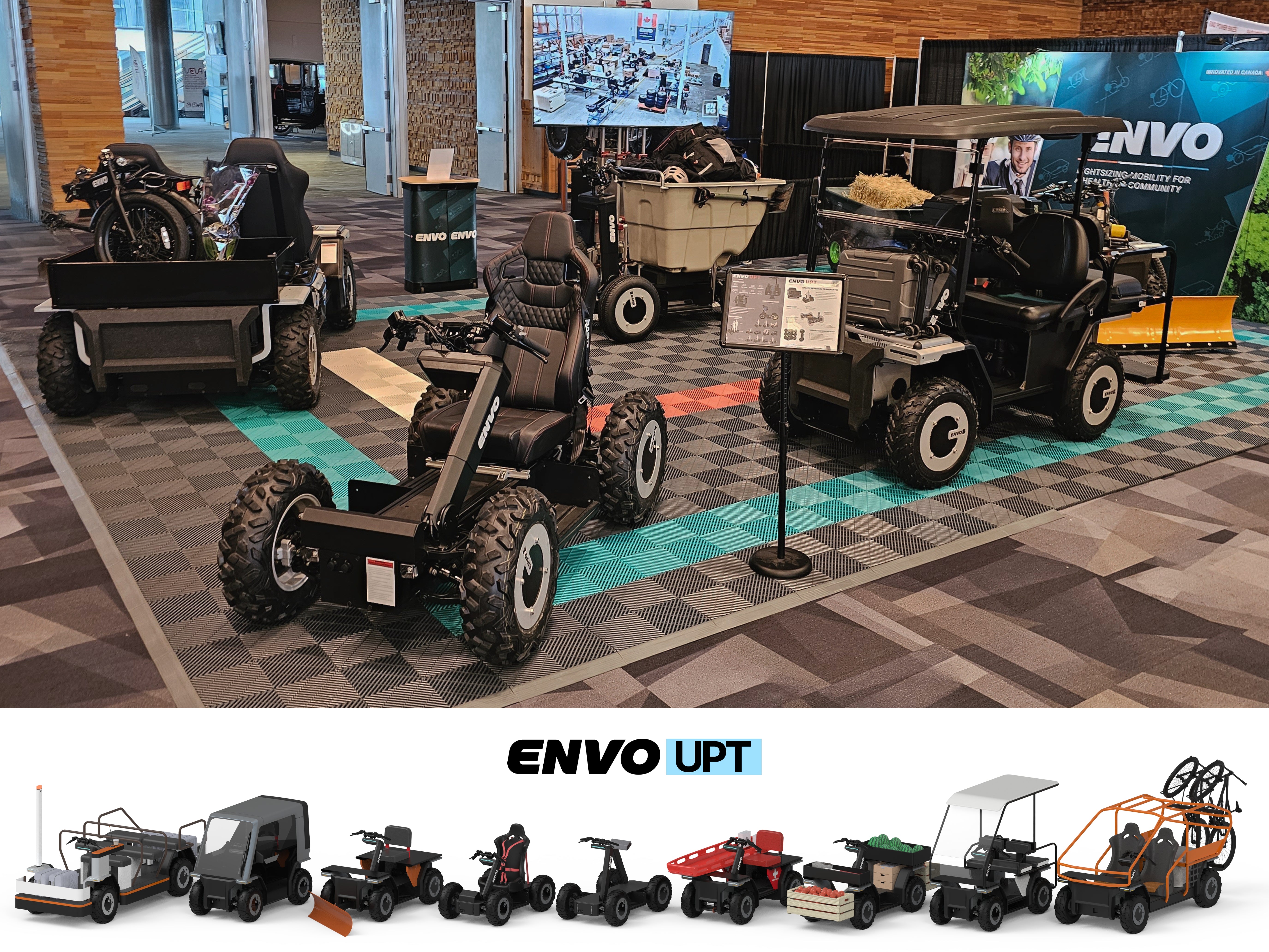 ENVO UPT: The Smartphone-Inspired modular e-Mobility Platform, One vehicle for Every Need