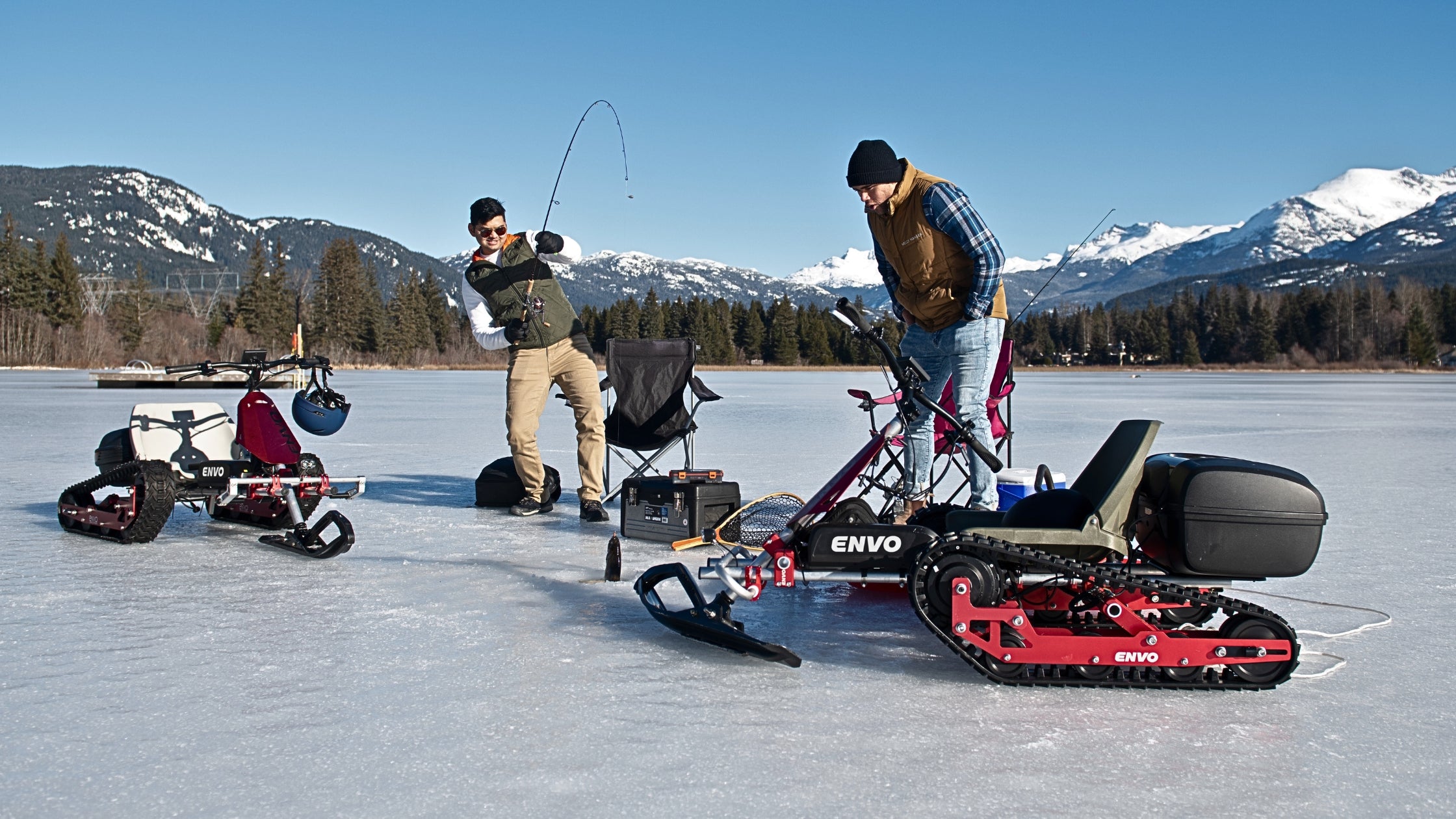 ENVO electric Sled, SnowKart: The Ultimate Winter Fun for All!