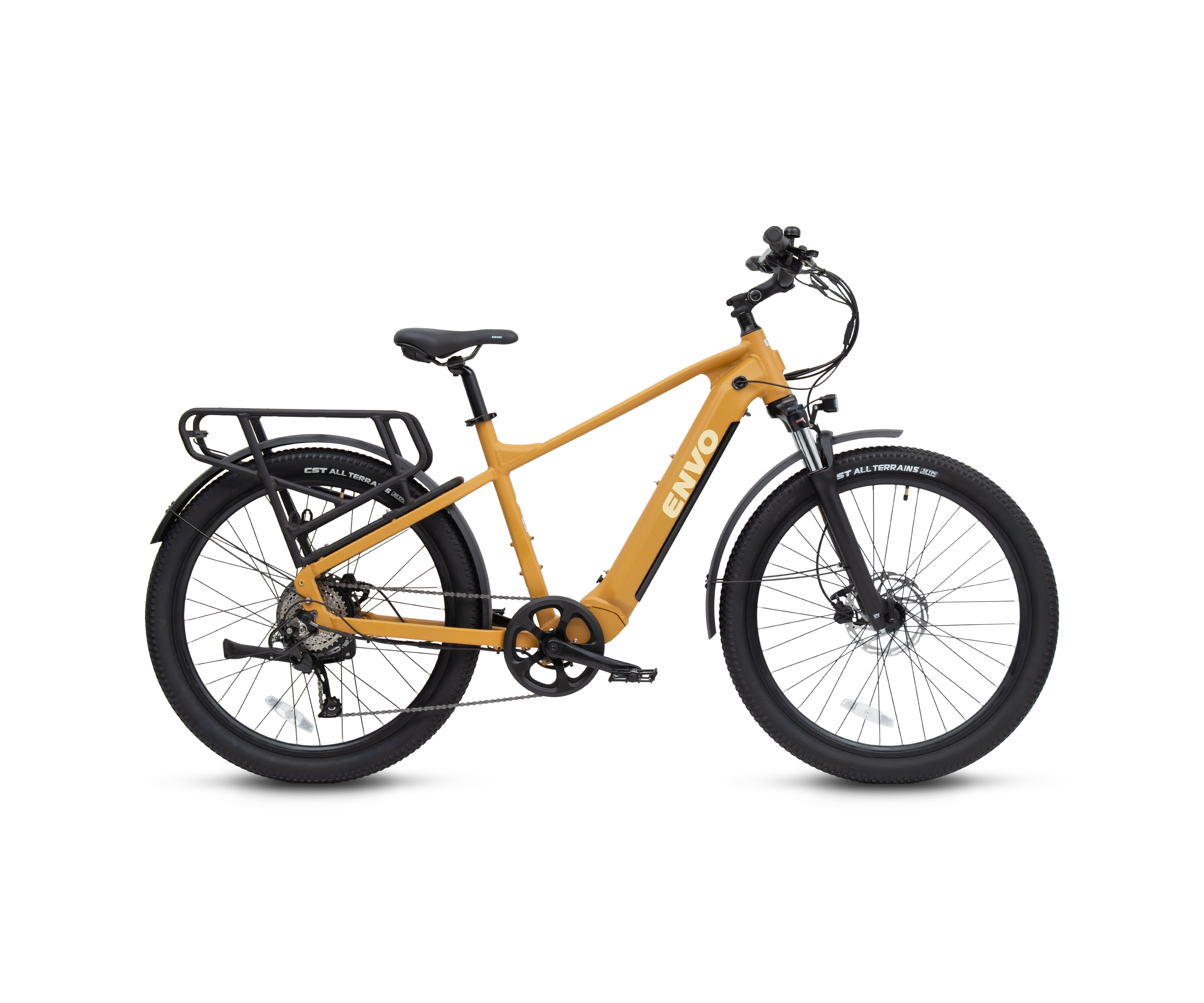 ENVO D50 trail and utility electric bike with torque sensor and rear rack