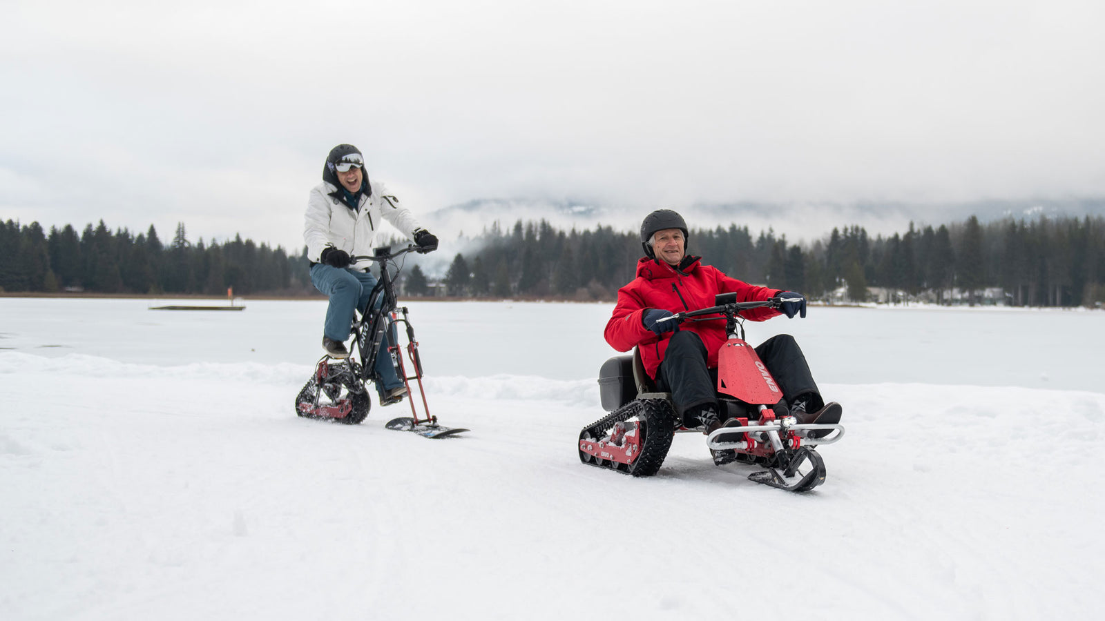 ENVO Electric Snow Bike - The Future of Winter Transport!