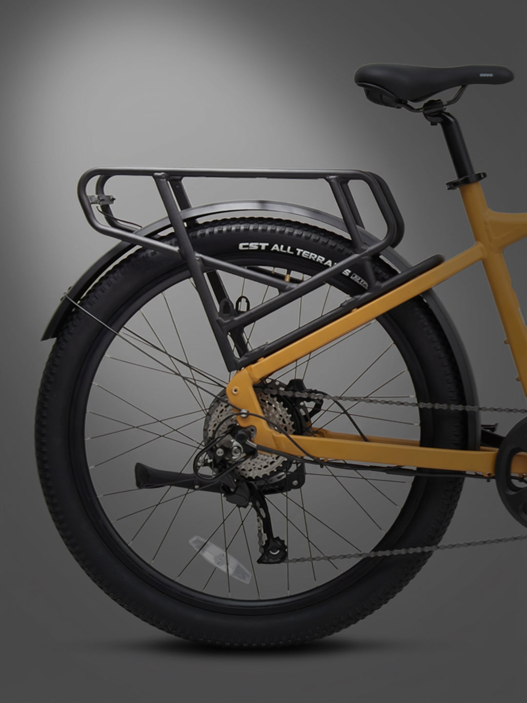 Porte-bagages arrière robuste et fonctionnalités de l'ENVO D50