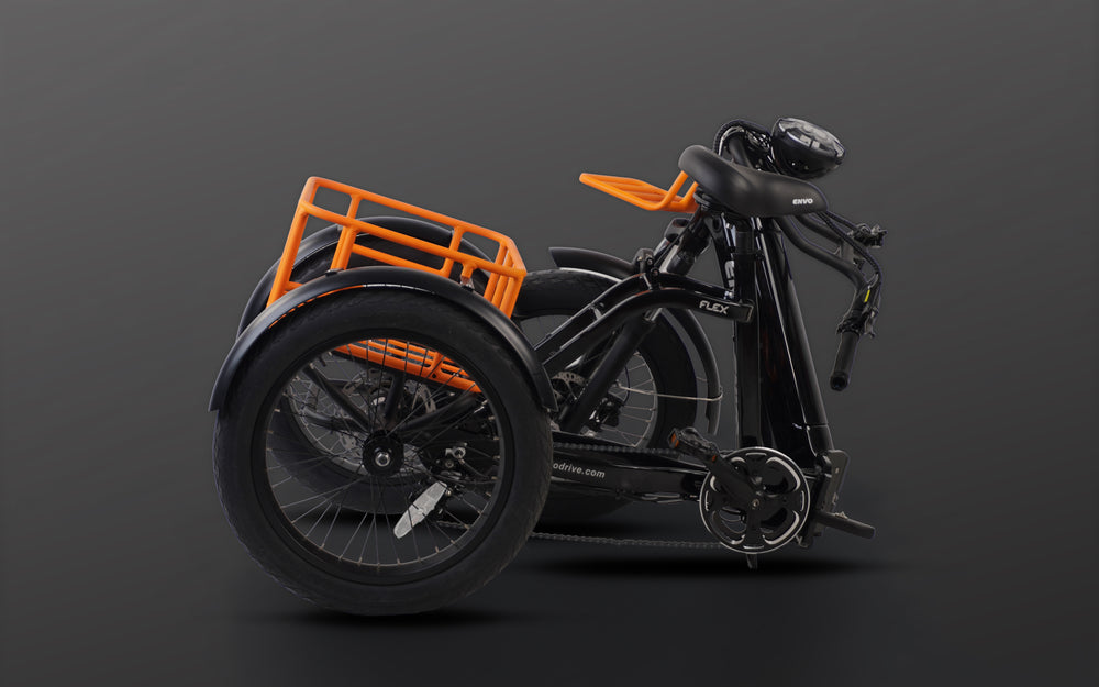 ENVO Flex Trike performance — 32 km/h, mechanical differential, torque sensor