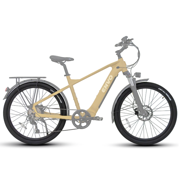 Roue avant - 27" x 3" (avec pneu, chambre à air et garde-boue) pour vélos D50/ST50