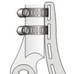 Torque Arm Version 3, Front, GRIN for Electric Bikes