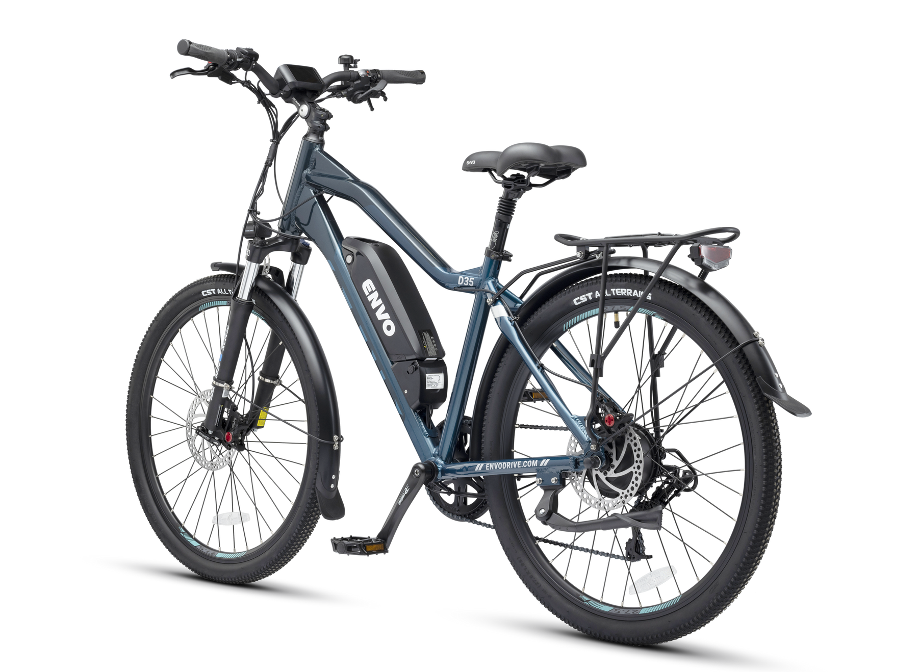 electric bike envo d35 -teal color back