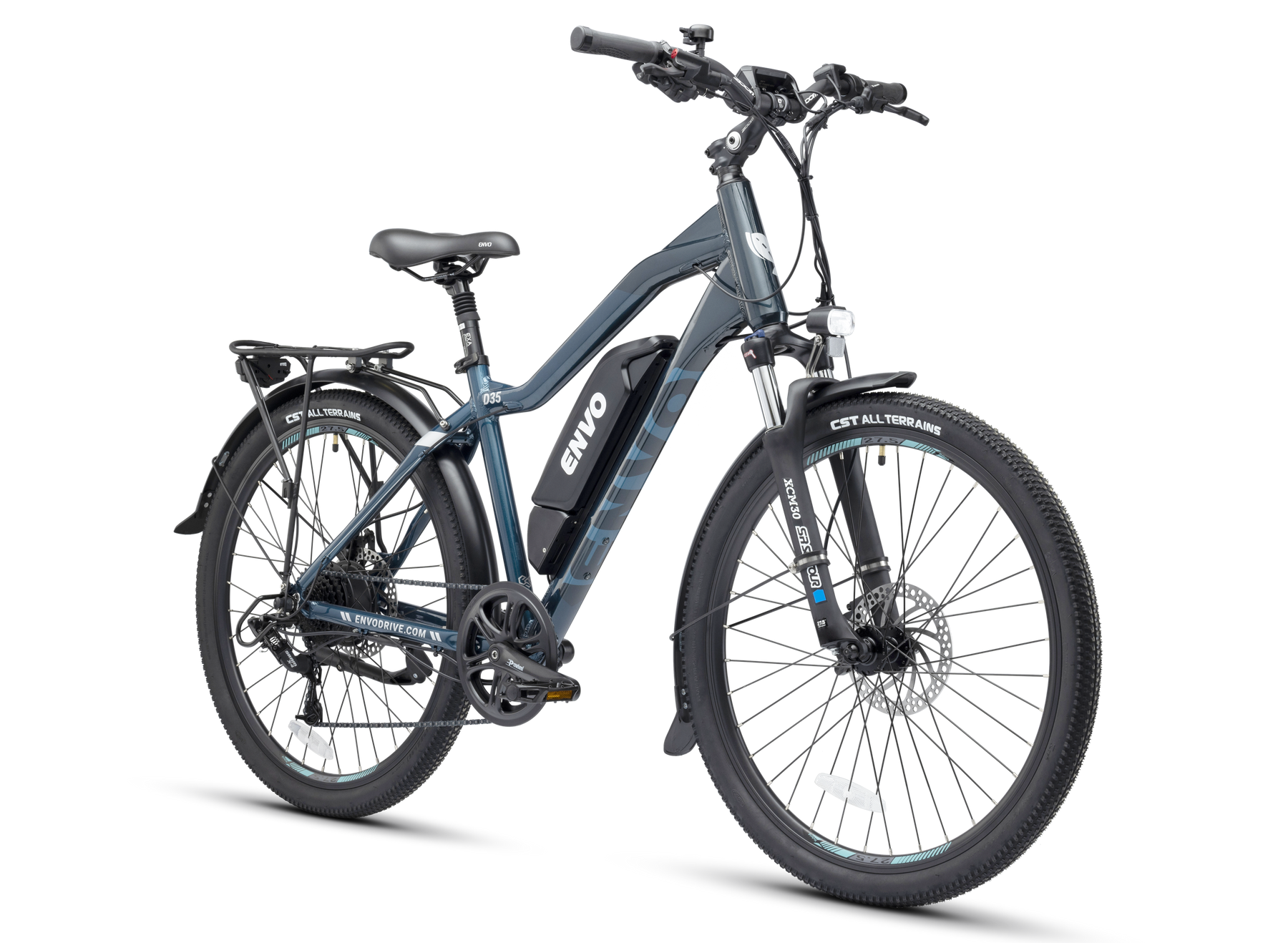 eBike ENVO d35 front view - teal color